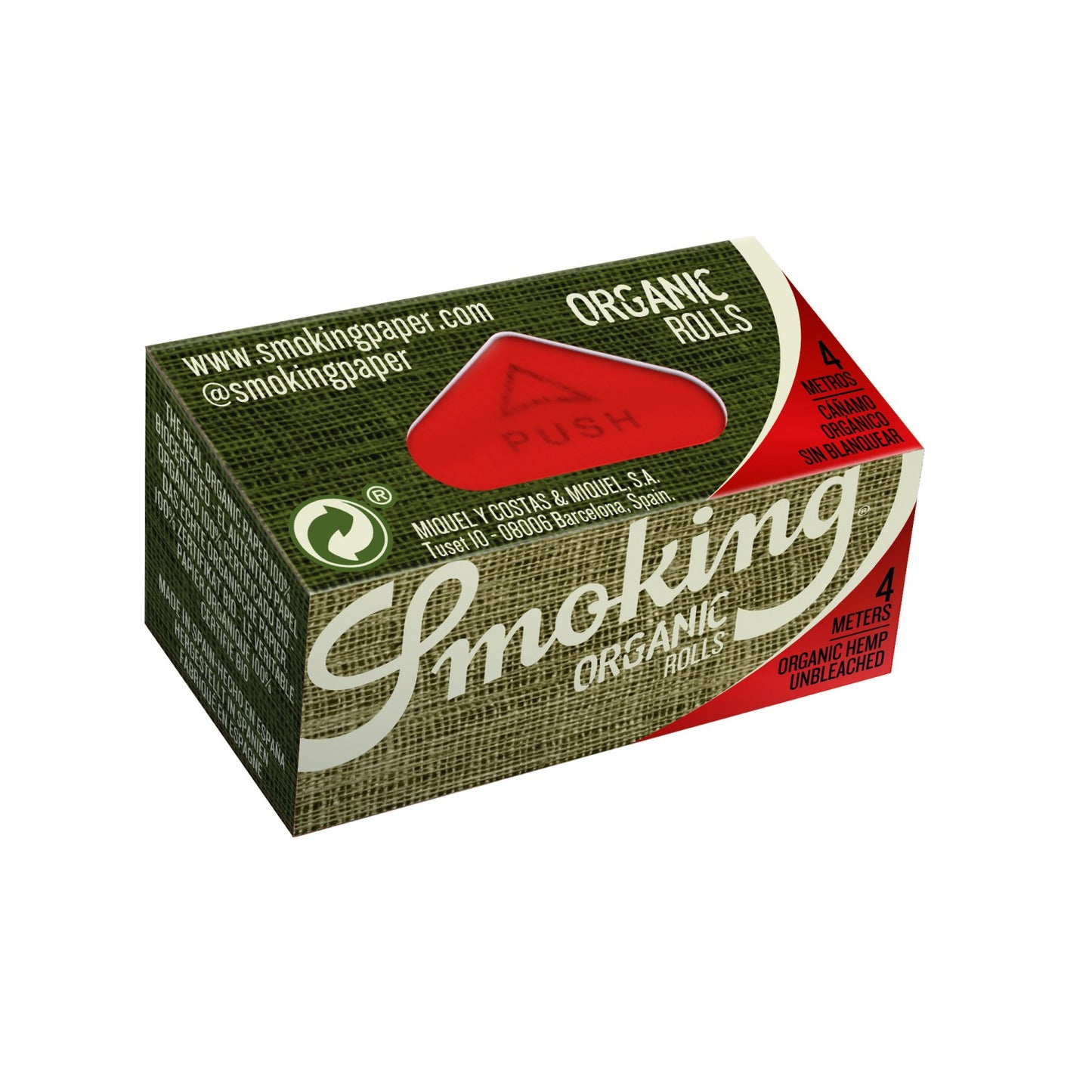 Smoking "Organic" Rolls 24er Box a' 4 meter