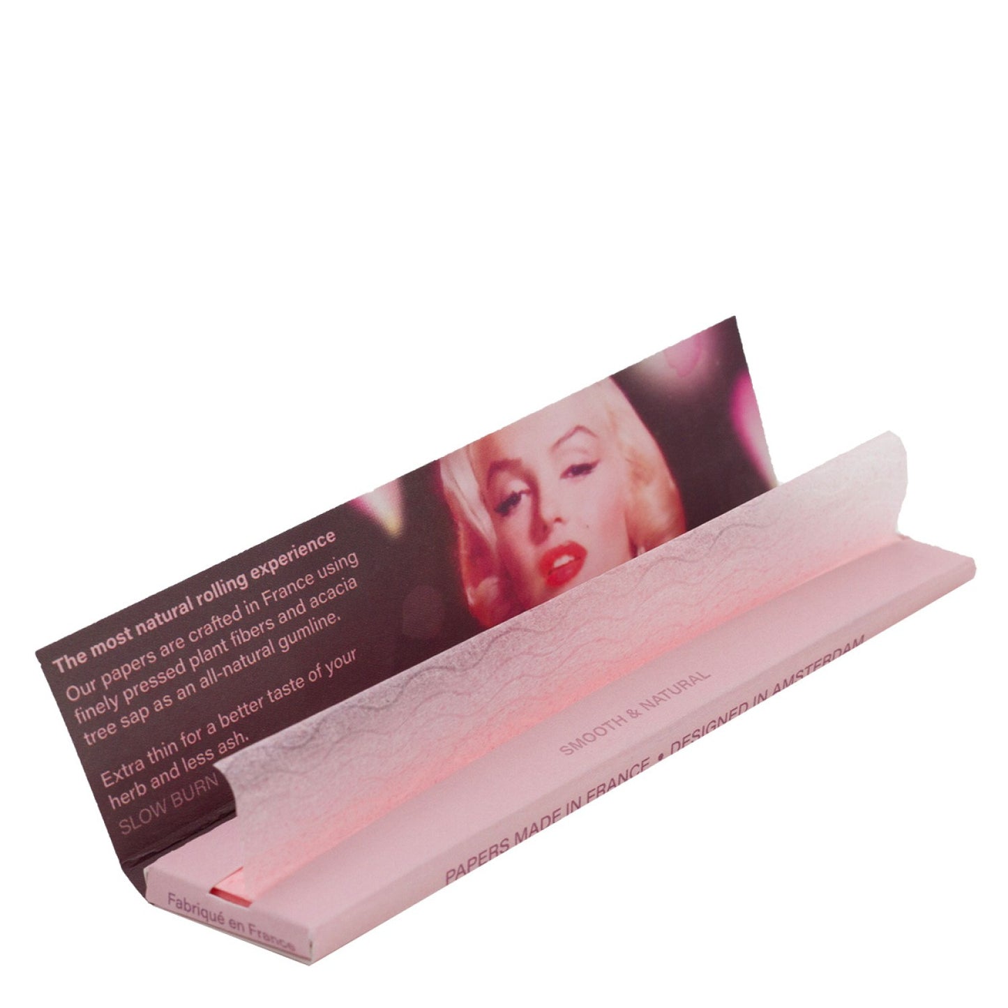 G-Rollz | 'Fabulous Face' Pink - 50 KS Slim Papers (25 Booklets Display)
