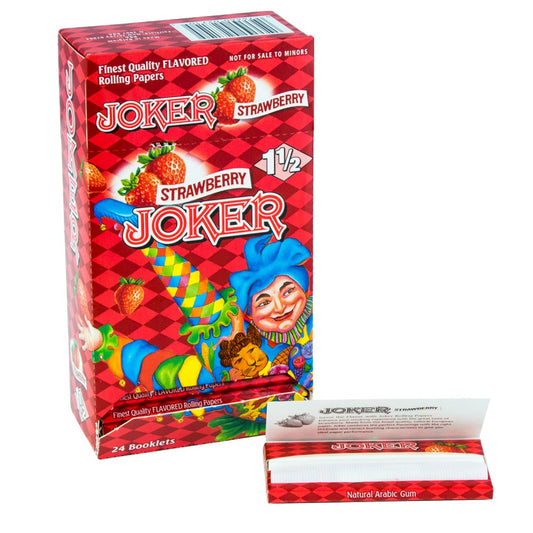 Joker Zigarettenpapier 1 1/2 " Erdbeere " VE24 a' 32