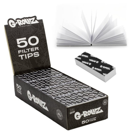 G-Rollz | Filter tips white Slim