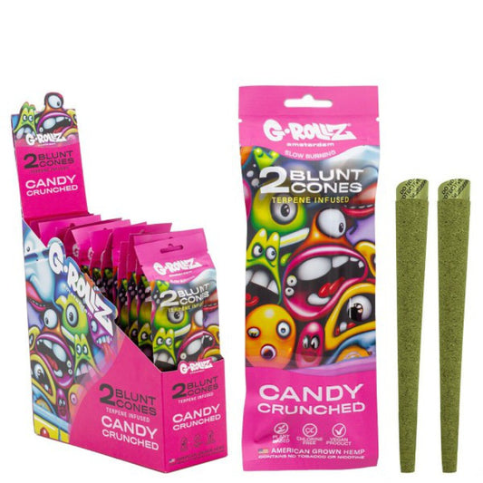 G-ROLLZ " Candy Crunched " Terpene-Infused Pre-Rolled Premium Hemp Cones