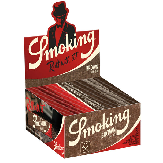 Smoking Brown King Size Blättchen 50er á33
