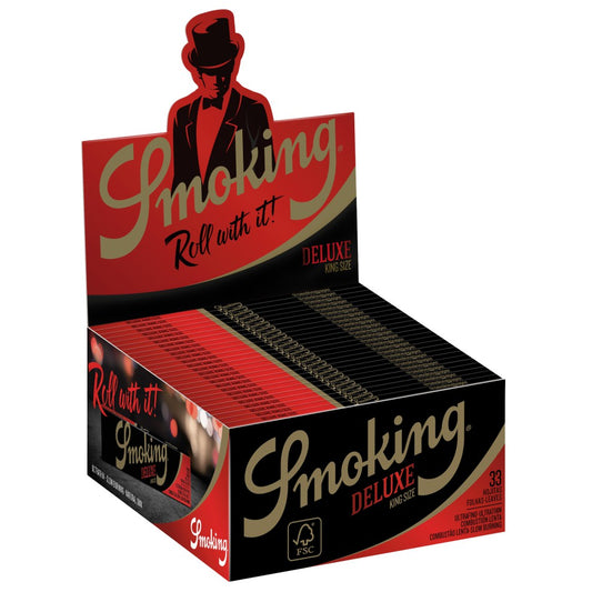 Smoking Deluxe Schwarz Blättchen 50er Box á33, King Size